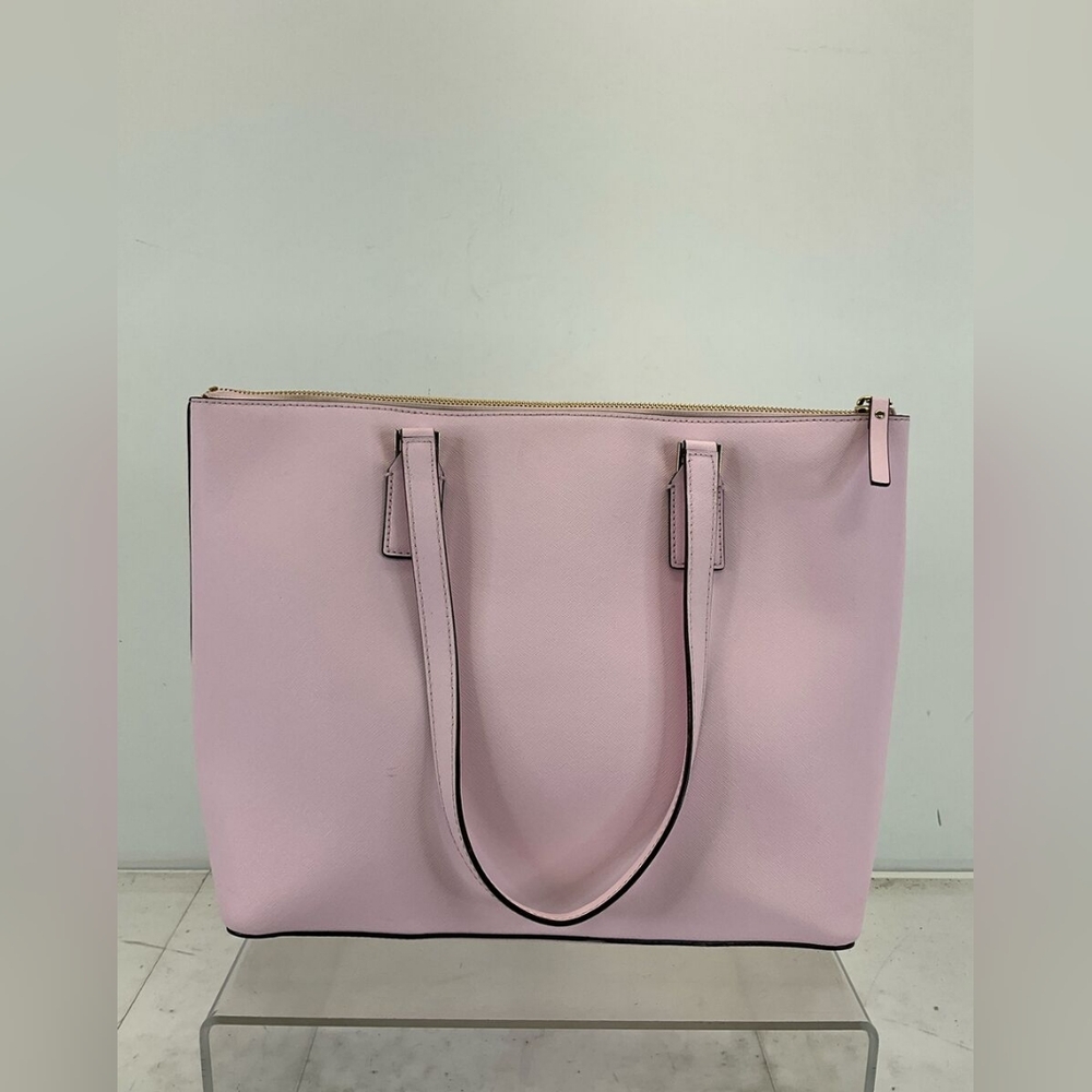 Kate Spade Orchid Blush pink Saffiano Leather Top Zip Shoulder Tote Handbag - Picture 3 of 8